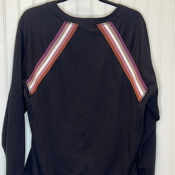 Kinesis Black Striped Sweatshirt Size Medium - Picture 7 of 9